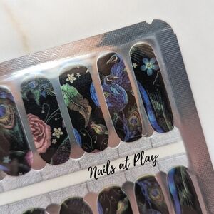 5 for $20 Nail Wraps- Peacock Dream